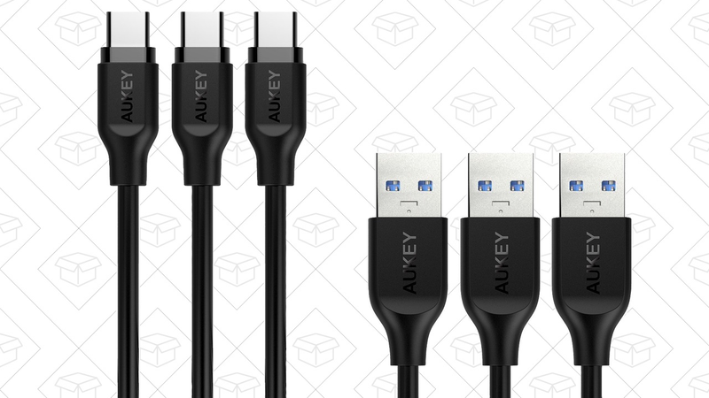 3-Pack USB 3.0 to USB-C Cables, $9 with code MRDC8HON | 5-Pack, $14 with code AIYB3VBT